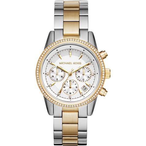 michael kors chrno damen|Michael Kors leather watches.